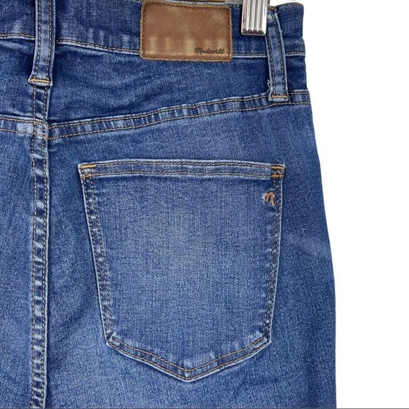 Madewell 9" High Rise Skinny Jeans Stretch faded indigo Size 26 - Picture 7 of 15